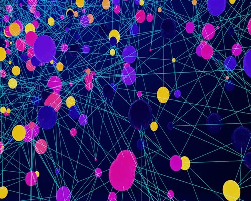Neural network and business data analysis visualization